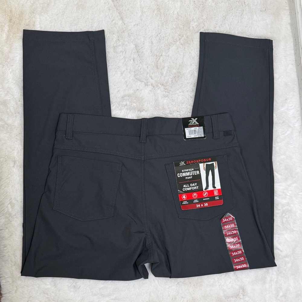 NWT ZeroXposur Men's Gray Pants 34x30